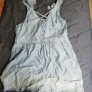 American eagle denim romper